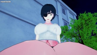 Химено из Человека-бензопилы дает вам хентай футджоб от первого лица