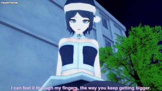 Mukuro Ikusaba from Danganronpa Gives You A Footjob Hentai POV