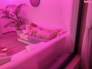Voyeur POV at the Sauna