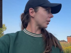 Risky Trail Walk With My Lush! | Public Orgasm | Remote Vibrator - Screenshot 4 of 16 - Public Masturbation