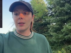 Risky Trail Walk With My Lush! | Public Orgasm | Remote Vibrator - Screenshot 7 of 16 - Risky