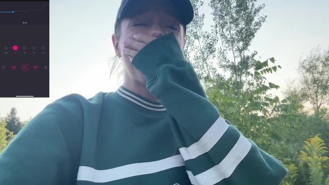 Risky Trail Walk With My Lush!  Public Orgasm  Remote Vibrator