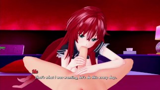 трахнул Риас Гремори во всех позах