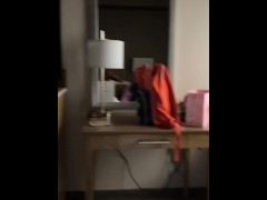 Sexy yumi mummi wants a quick one before leaving the hotel after Christmas holidays