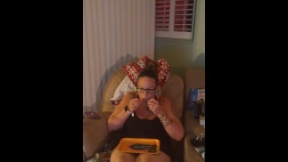 Roommate watches me and films up my skirt like the perv he is