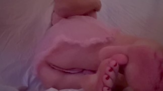 Redhead doll tease her feet - need a foot slave