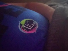 Teasing my hard cock