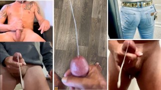 Huge Cowboy Cumshots – The Biggest Blasts from My Thick White Cock 💦🔥