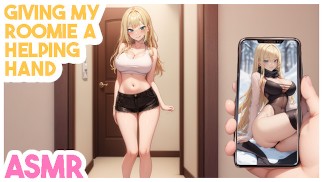 Caught my roomie ogling my pics (JOI ASMR Audio RP)