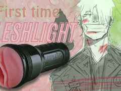Boy discovers COCK RING and FLESHLIGHT