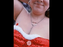 Risky Christmas Day Flashing!!