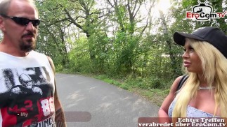 German blonde meets married man because he wants to cheat