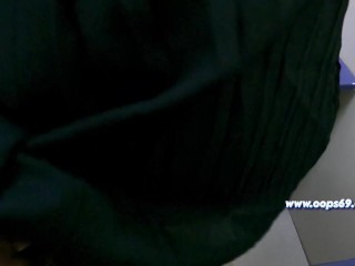 Married Milf Grabbing my Dick in Public | Handjob and Cumshot in Train