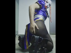 偷偷在办公室穿上春丽制服自慰，爆喷你的脸~！！！！！ - Screenshot 7 of 16 - Uniform