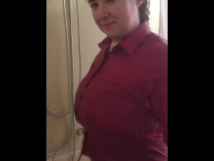 Daddys Red Button Down. - Screenshot 7 of 16 - Wet Shirt
