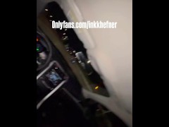 Super sloppy blowjob while I’m driving on highway