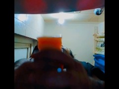 💖🍌♂️Huge Cumshot With My Sex Toy♂️🍑💖