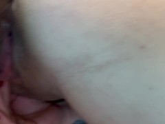 Mamei o pau feito puta no facefucking e deixei ele gozar na minha buceta