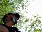 Almost caught in Abandoned Building public outdoor fucking my self with dildos Jona Ortiz Ortizjona