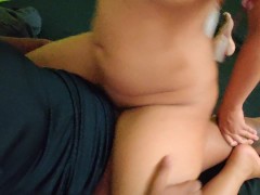 Malay girl is good at rocking on top of her bf, cums deep