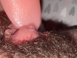 新的舔toy玩我毛茸茸的胖屄大阴蒂