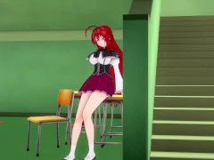 HS DXD NTR Madness 2 | Rias and Akeno Fucking in the Library | Full movie on patreon: Fantasyking3