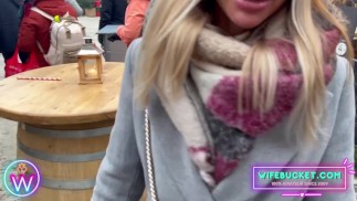 Домашнее порно от Wifebucket - Я и моя супер горячая жена в нашей прекрасной зимней секс-кападе