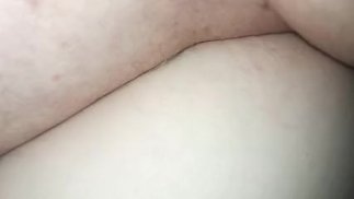 Tight creamy pussy loaded with cum from my cock