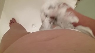 Мое тело под душем (3) с одним яичком