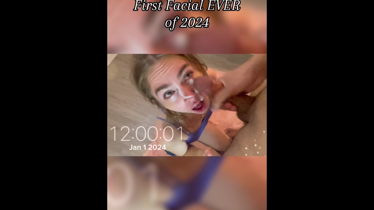 teen porn storage facial cum Teen new Year's Countdown Cum on Face - Pornhub.com