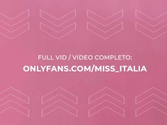 Slutty plugged brunette SQUIRTS on his cock for NYE! [sub eng]