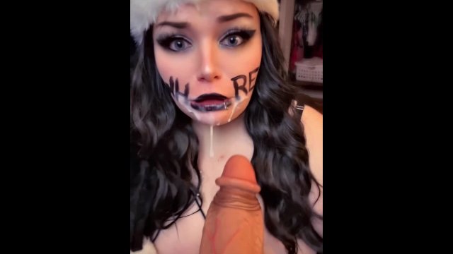 Fat Christmas Whore Sucks 3 Cocks (Full Video Release for the Holidays )