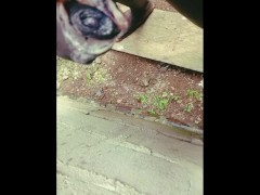 Longest biggest African black Mandingo DICK creamed and stroke for multiple CUMSHOTS