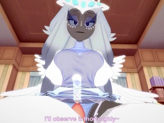Sera from Hazbin Hotel gives you a Footjob Hentai POV
