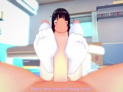 Yumeko Jabami from Kakegurui Gives You A Footjob Hentai POV