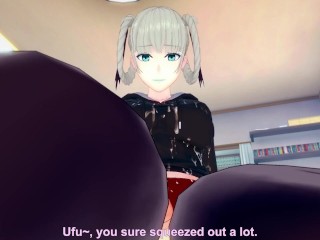 Kirari from Kakegurui gives you a Footjob Hentai POV