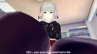 Kirari from Kakegurui Gives You A Footjob Hentai POV