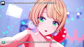 【MMD ブイチューバー 4K/60fps】《Shigure Ui (しぐれうい)》~《IVE - Baddie》
