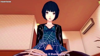 Takemi from Persona 5 Gives You A Footjob Hentai POV