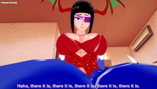 Juri Han von Street Fighter gibt dir einen Footjob Hentai POV