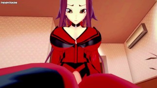 Akiza Izinski from Yu-Gi-Oh! 5D's  Gives You A Footjob Hentai POV