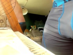 beautiful sunshine male in underwear