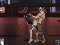 MUSCLE BRUNETTE BEING FUCKLED BY BANDIT THUG ALL ANIMATIONS - PURE ONYX