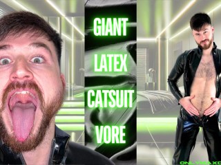 Giant Latex Catsuit Vore