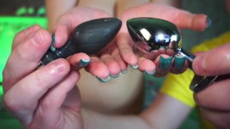 Подготовка к анальному сексу и сперме в горле. Грязные разговоры на русском языке