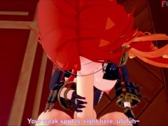 Mavuika sucking dick in Jean´s office | Genshin impact | Full & POV on patreon: Fantasyking3