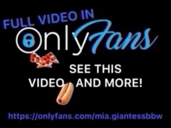 Do you want to be part of this bbw giantess's meal?