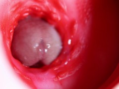 Nice big head slides inside best friend's sweet shiny hole!