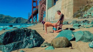 Fucking in front of people at Public Beach