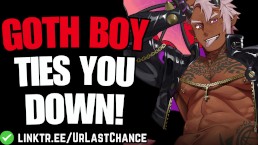 高大的哥特恶霸把你绑起来利用你